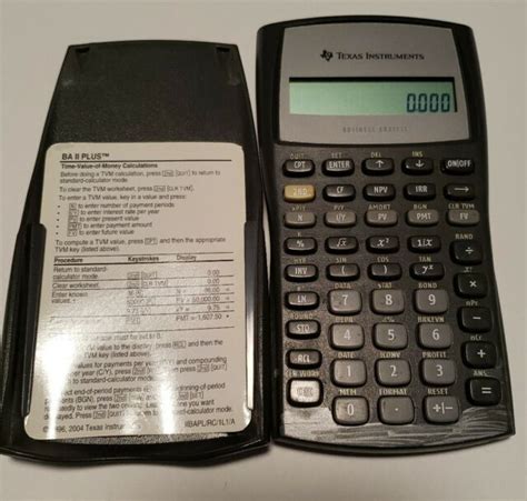 Texas Instruments Ba Ii Plus Business Financial Calculator Cfa Exam