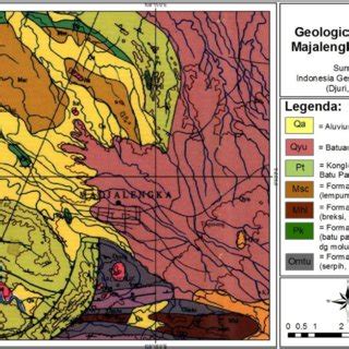 Geological Map of Majalengka District [5] | Download Scientific Diagram