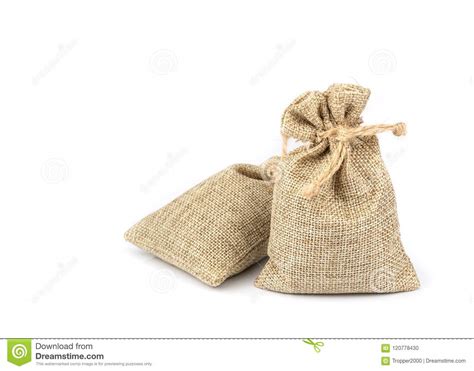 Empty Burlap Sack Stock Photo Image Of T Linen 120778430