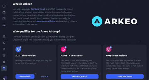 ShapeShift On Twitter JUST IN Check Your ARKEO Airdrop