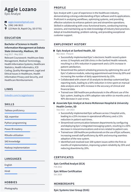 Epic Analyst Cover Letter Samples And Templates Resumecat