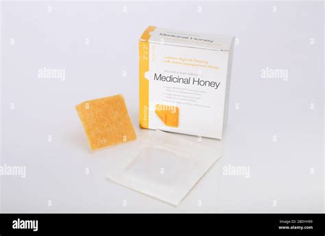 Medicinal Honey, Calcium Alginate Dressing Stock Photo - Alamy