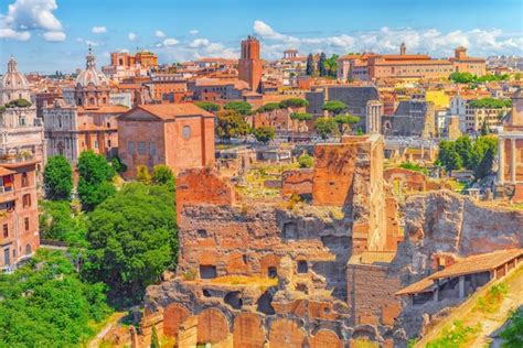 Blick Auf Das Forum Romanum Vom Palatin Ein Allgemeiner Berblick Ber