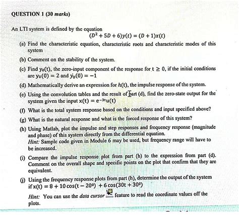 Solved Signals And Systems Solve Step By Step Solve Part Chegg