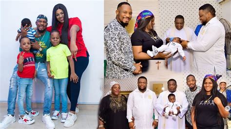 Congrats Nollywood Actor Junior Pope Odonwodo And Wife Baptize Their