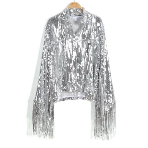 Sequin Fringe Jacket Bride To Be Essentials Bachelorette Sequin Jacket Tassel Jacket