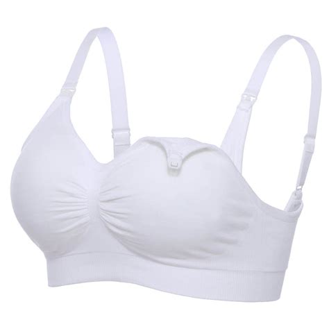 Womens Plus Size Maternity Nursing Bra Sleep Padded Wireless For Breas