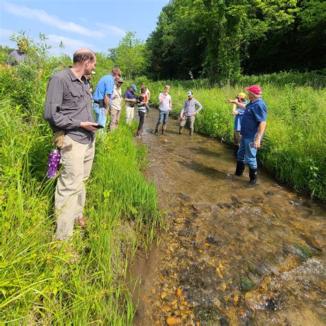 NRCS Staff Support the Hellbender WLFW Program by Learning About