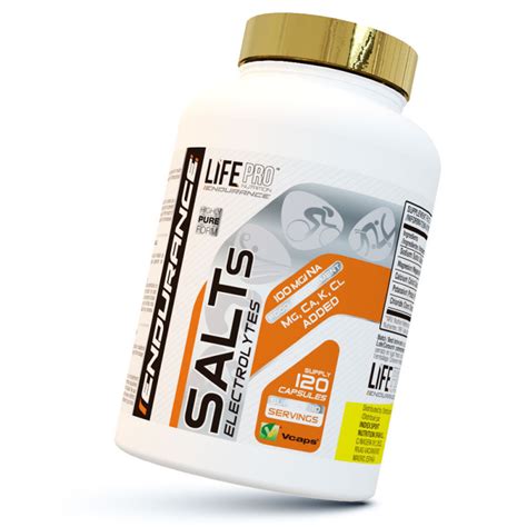 Salts Electrolytes 120 cápsulas Life Pro Muscleforce Canarias