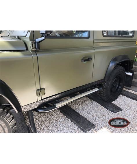 Pedane Sottoporta Land Rover Defender 90 Con Antiscivolo Colore