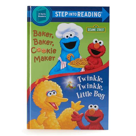 Sesame Street Cookie Monster Plush Toy with Book Bundle Baker Baker ...