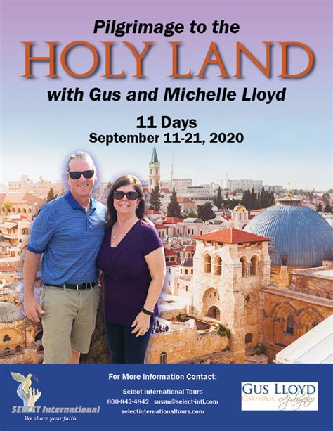 Join Us In The Holy Land Gus Lloyd