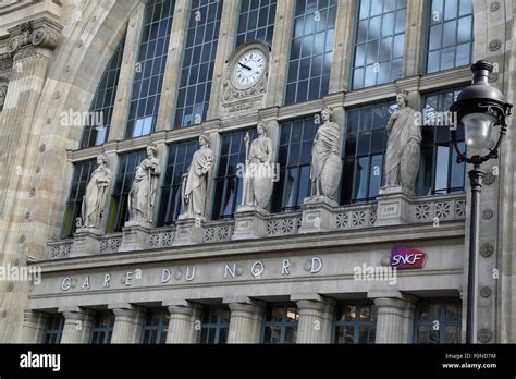 Gare Du Nord Train Station Paris France Stock Photo Alamy