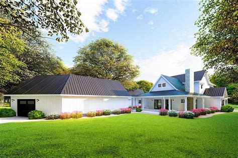 Plan 70603MK: Dreamy Modern Farmhouse Plan with Loft Overlooking Great and Dining Rooms ...