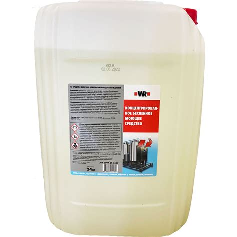 Промышленный беспенный щелочной очиститель Wurth концентрат, 20 л ...