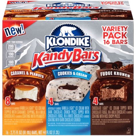 Klondike Kandy Bars Variety Pack Ice Cream Bars 2 75 Fl Oz Instacart