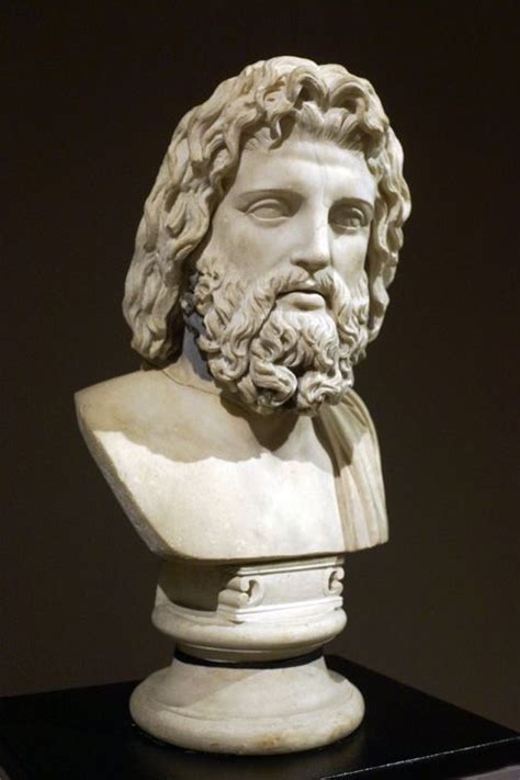 Zeus Marble Bust Roman Imperial 2nd Century Ad 28 14 Inches High