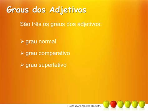 Graus Dos Adjetivos Ppt