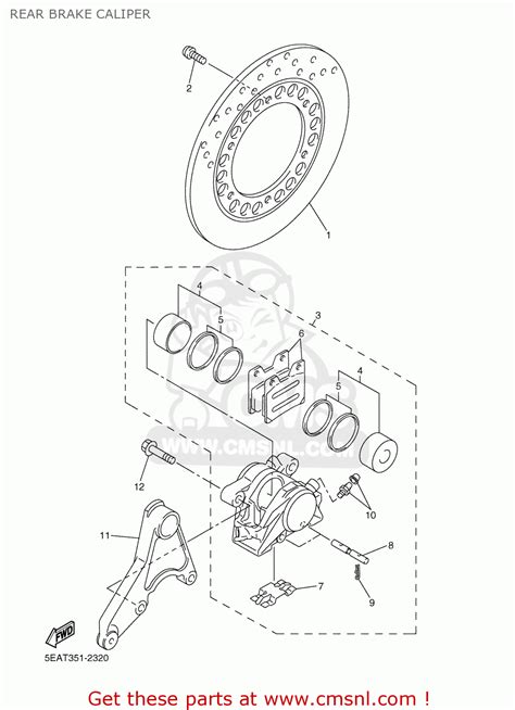 Yamaha Xjr1300 2002 5eat Norway 1a5ea 300e2 Rear Brake Caliper Buy