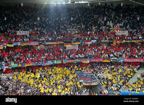 German Stand During The Uefa Euro 2016 Group C Soccer Match Between