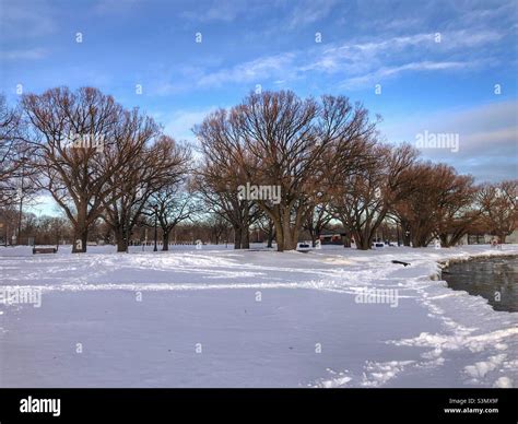 A winter wonderland in Toronto, Canada Stock Photo - Alamy