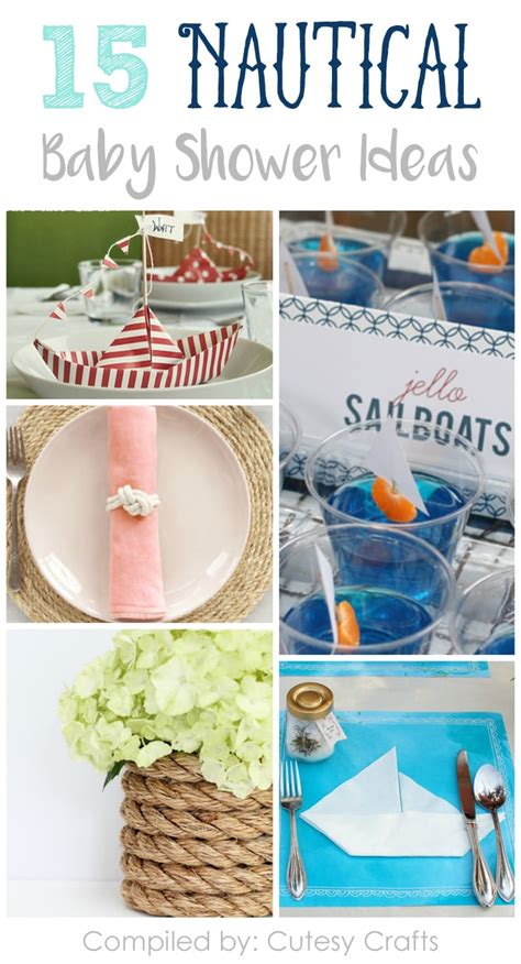 Nautical Baby Shower Ideas Cutesy Crafts