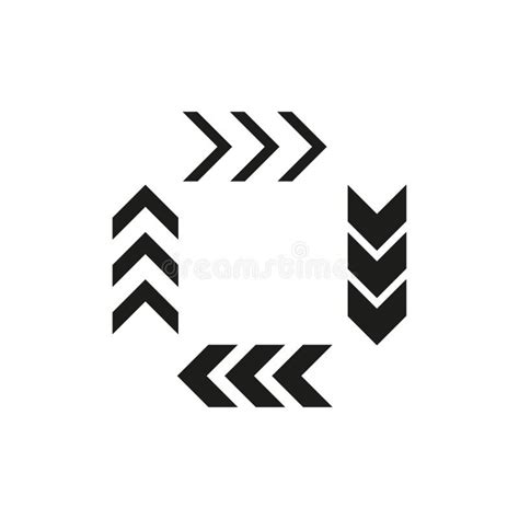 Arrow Chevron Icon Stock Illustration Illustration Of Effect 263109653