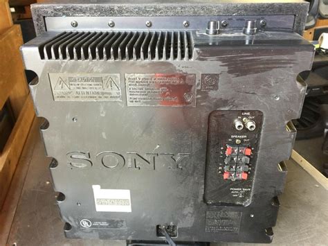 Sony Sa Wm40 Active Subwoofer 12” 1985057907