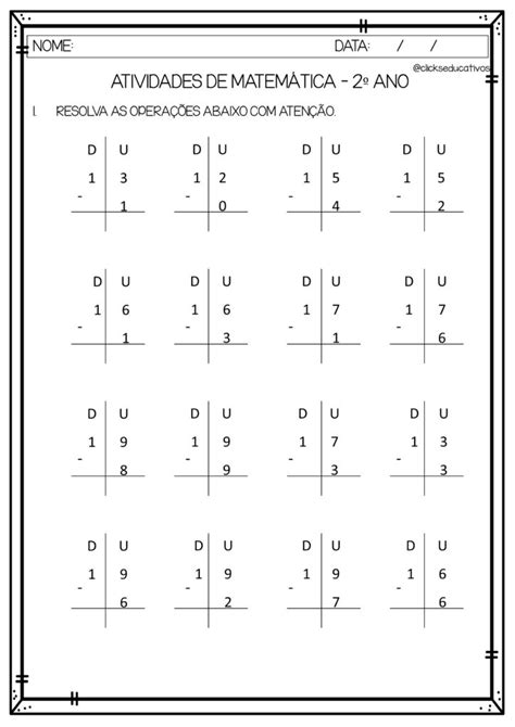 Continhas De Matemática 2º Ano