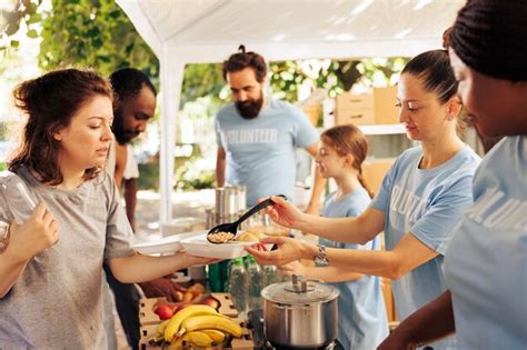 Premium Photo Multicultural Individuals Volunteering At An Outdoor