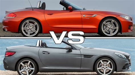 Bmw Z4 Vs Mercedes Benz Slc Youtube