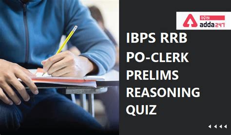 IBPS RRB PO Clerk Prelims Reasoning Quiz