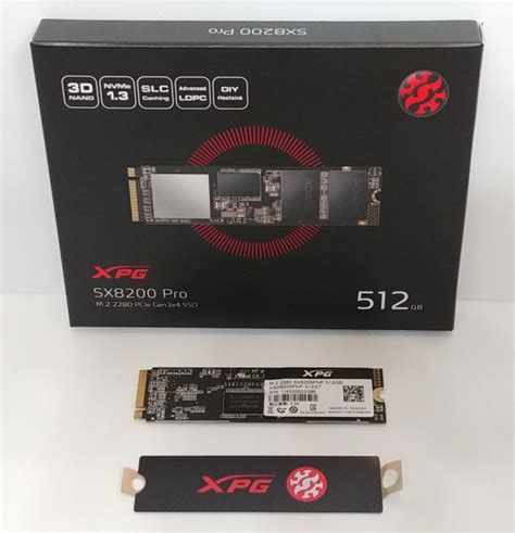 CDRLabs Box Contents And Physical Features ADATA XPG SX8200 Pro