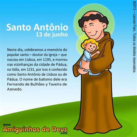 #SantosJuninos - Santo Antônio ~ Amiguinhos de Deus