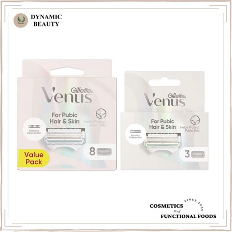 Che tên Đầu lưỡi thay thế dao cạo vùng kín bikini Gillette venus for pubic hair skin refill