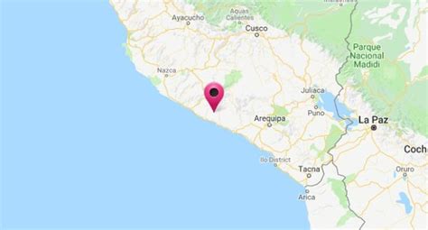 Arequipa Sismo De Grados Se Sinti Esta Madrugada En Atico Peru