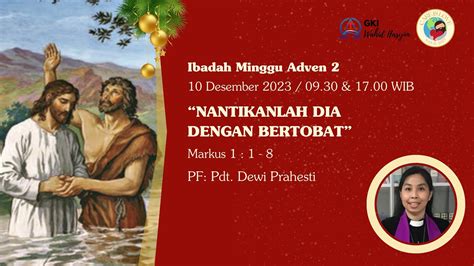 Live Streaming Kebaktian Umum Minggu Adven Desember