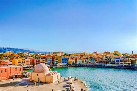 shore explore chania city charm beach monastery winetasting