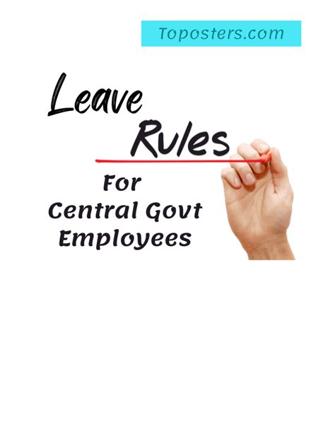 Leave Rules For Central Government Employees Toposters