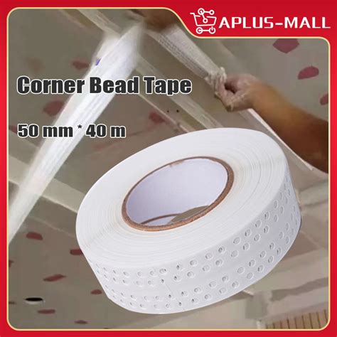 Corner Bead Tape White Pvc Corner Tapee For Cement And Drywall Shopee