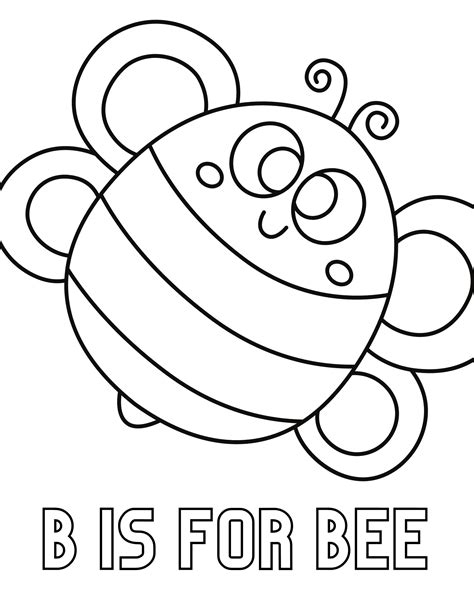 6 Buzzy Bee Coloring Pages