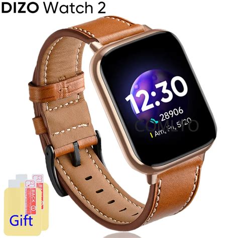 DIZO WATCH 2 Strap Leather High Quality Wristband Soft Sport SmartWatch