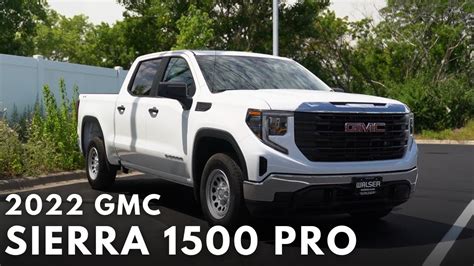 2022 Gmc Sierra 1500 Pro The Perfect Work Truck Model Walkaround Youtube