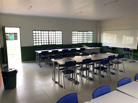 Escola Municipal Marcus Antonio Salerno Em Valparaíso De Goiás - Governo municipal entrega novas salas de aula na E.M. Marcus Salerno ...