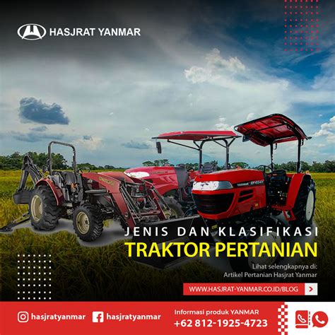 Jenis Dan Klasifikasi Traktor Pertanian Hasjrat Yanmar