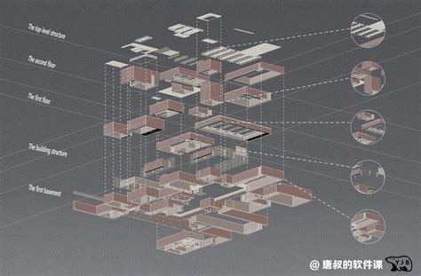 Glenstone博物馆新馆爆炸分析图 Diagram