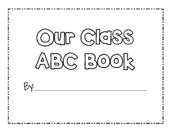 ABC Class Book by Covered In Stickers | Teachers Pay Teachers