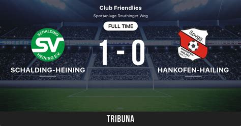 Schalding Heining Vs Hankofen Hailing Live Score Stream Und Head To