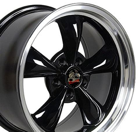 17 Fits Ford Mustang® Bullitt Wheel Black With A Fine Machined Lip