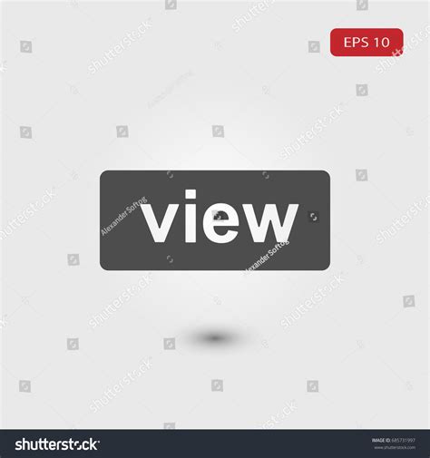 view button icon stock vector royalty   shutterstock